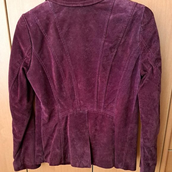 Isaac Mizrahi Suede Moto Jacket - Picture 2 of 5